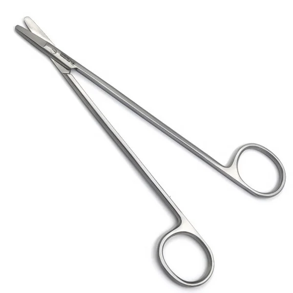 DHS-02-488-16. Ножиці судинні, прямі, тупокінцеві, 160 мм. DURABLE